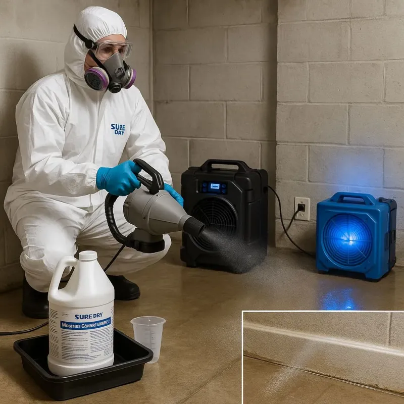 Sanitization and Odor Removal process in Conway, MA