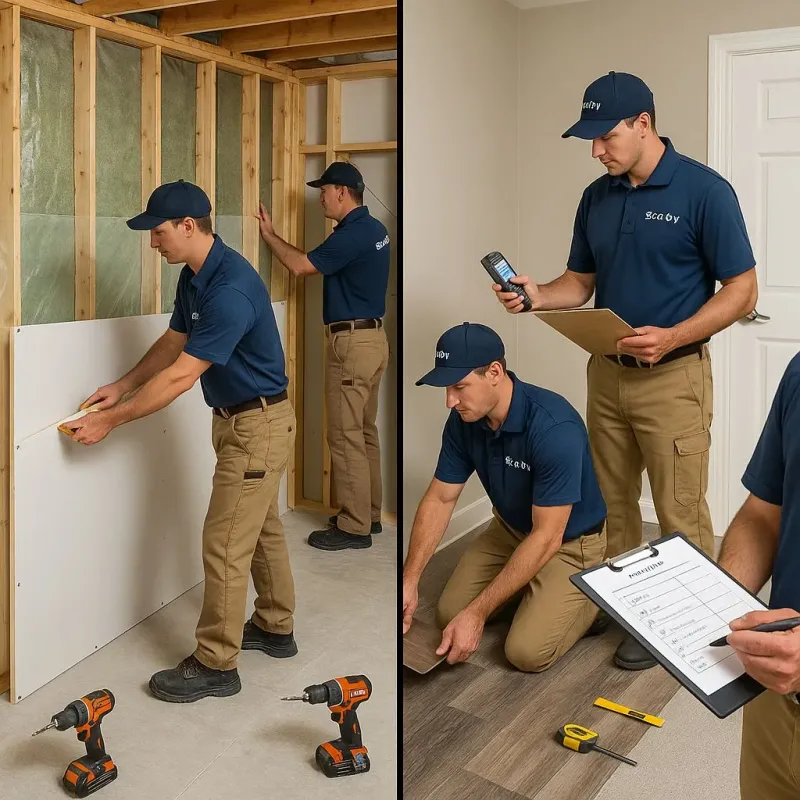 Repairs and Reconstruction process in Conway, MA